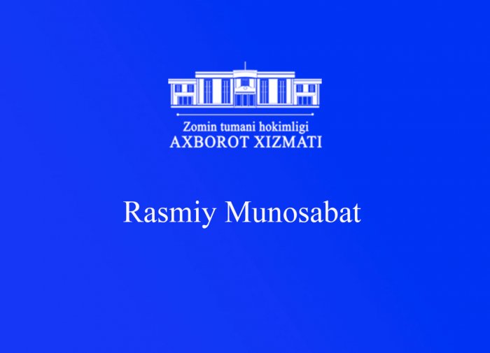 RASMIY MUNOSABAT